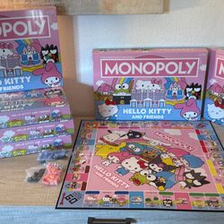 Hello Kitty and Friends Monopoly (NEW)
