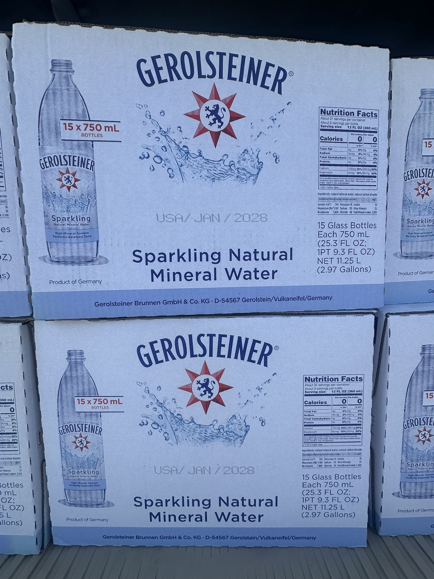Gerolsteiner Sparkling Mineral Water