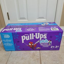 New Huggies Spiderman Pull-Ups Plus Size 2T-3T