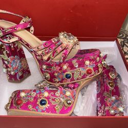 Chinese Style Vintage Heels 💖