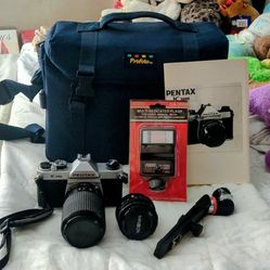 Pentax K1000 Camera & Samsung Galaxy Watch 3