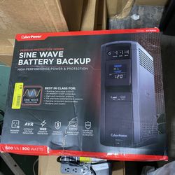 CyberPower GX1500U - 1500VA/900W Black Battery Backup UPS with 12 Outlets