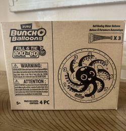 Bunch O Balloons Octopus Splash Pad with 100+ Rapid-Filling Self Sealing Water Balloons