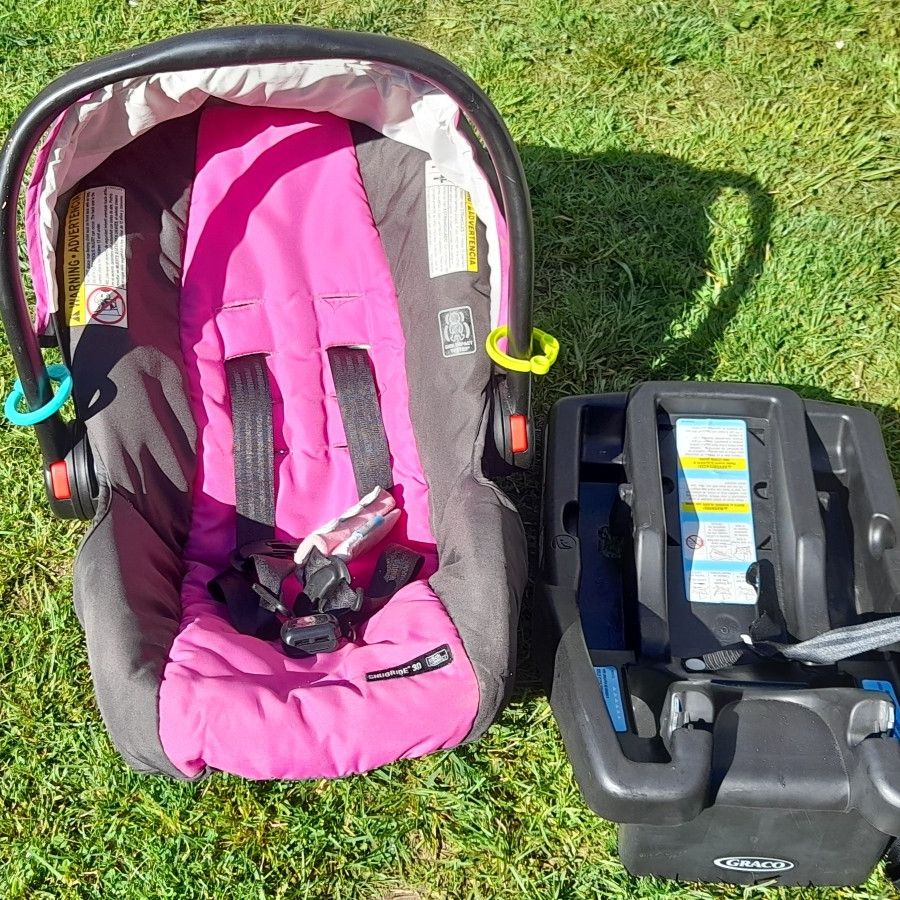 Graco snugride 30 pink top