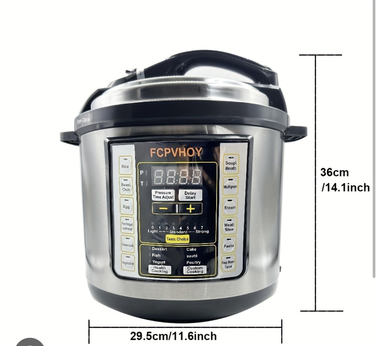 electric pressure cooker 6 qt 11 in 1 instant multi cooker