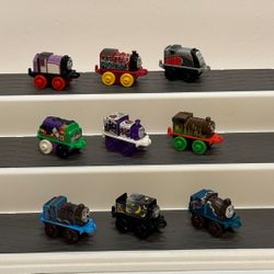 Thomas The Train and Friends Mini Train Lot Of 9 Various Mixed Thomas The Tank