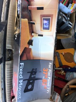 TV wall mount kit in box $35