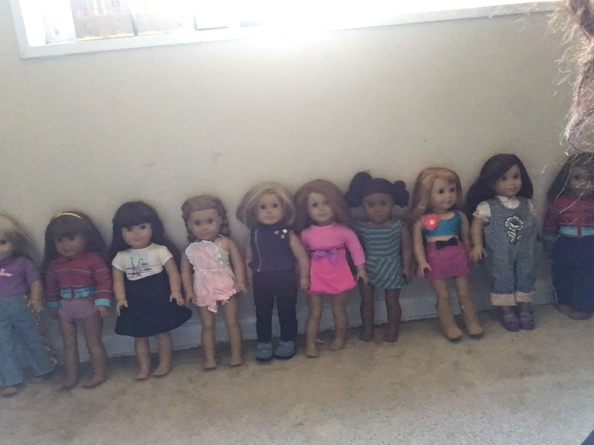 American girl doll lot