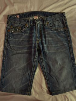True Religion Jean Shorts Size 38 Men