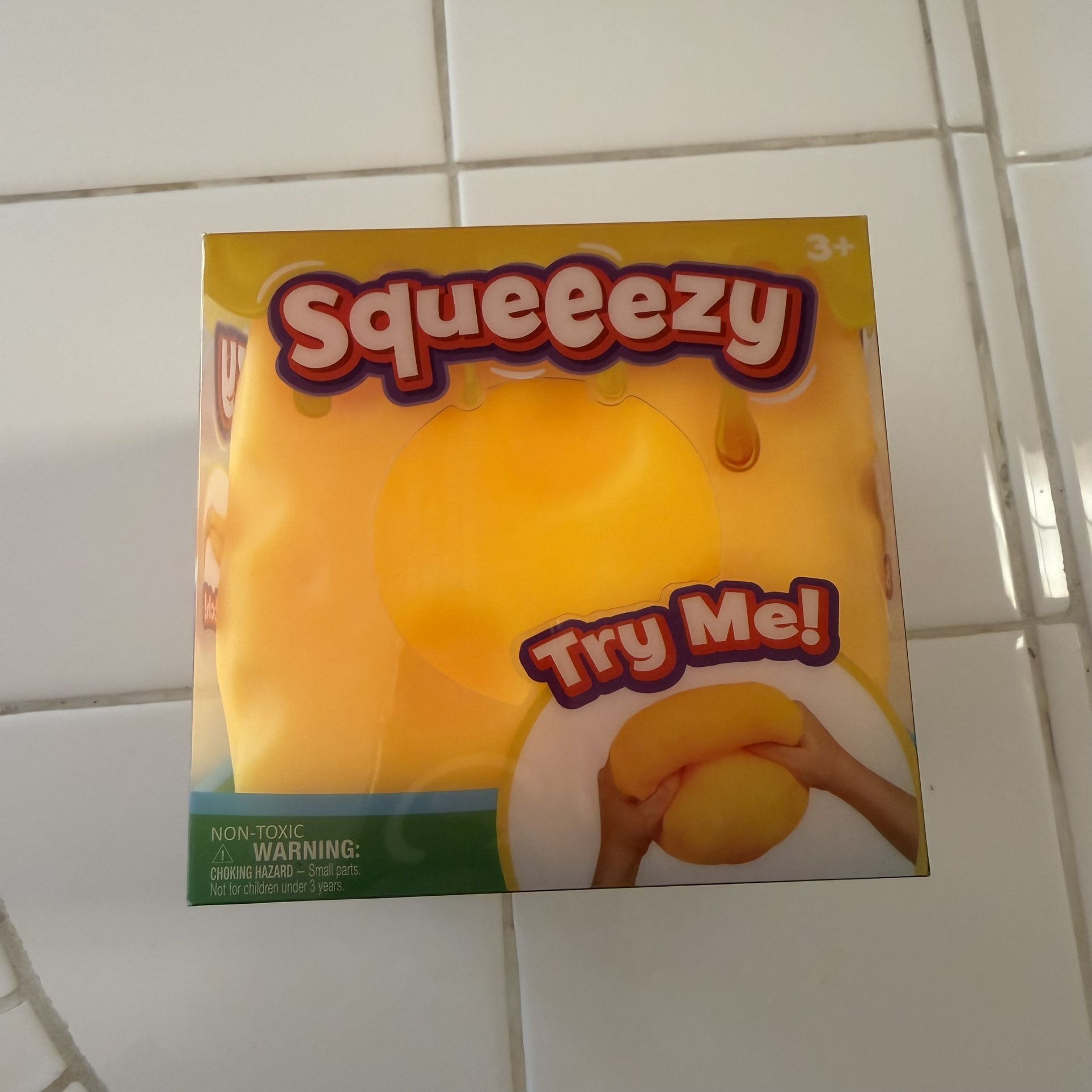 Squeeezy Cheese Squishy – Stress Relief Sensory Fidget Toy