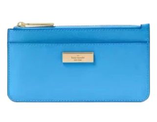 NEW Kate Spade Kenzie Limited Edition Large Slim Card Holder Tide Pool