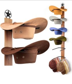 Western Cowboy Hat Wall Rack