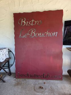 Beautiful Custom Cut steel sign