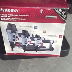 Husky 3-Piece Pneumatic Nailer kit