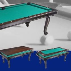 7ft Pool & Poker Dining Table