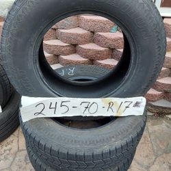 245. 70 R17 3 Tires