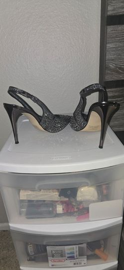 Sparkly Rhinestone Heels – Women’s Size 10