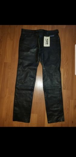 Men's Harley Davidson size 38 leather motorcycle pants new