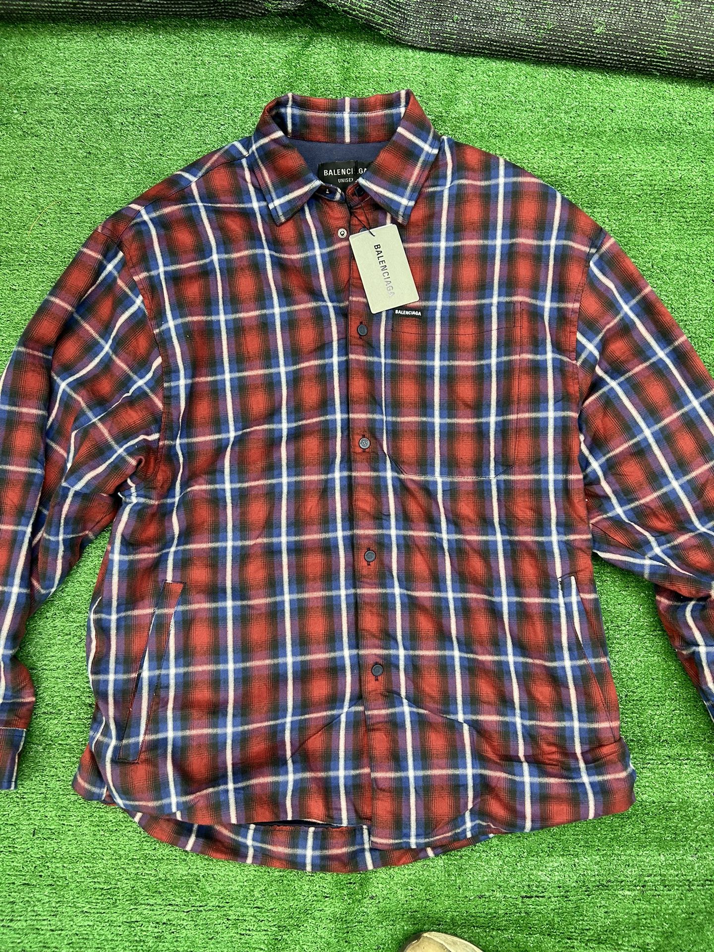 Balenciaga Plaid Shirt