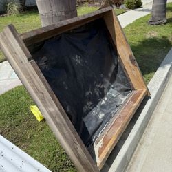 Free Redwood sandbox 
