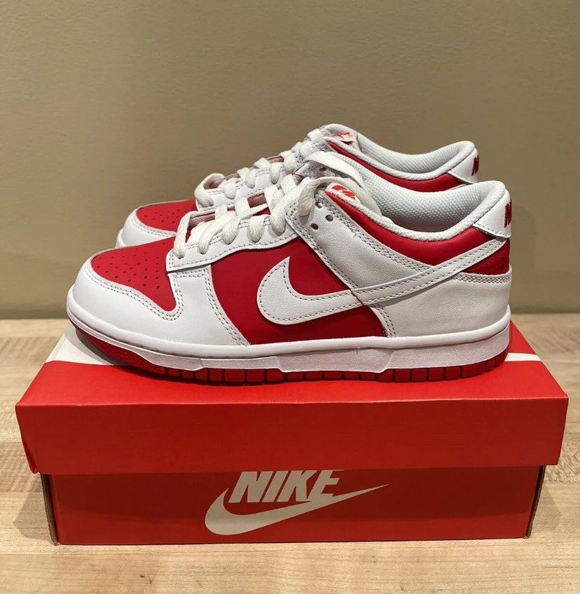 Nike Dunk Low Championship Red Sizes 4 5.5