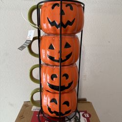 JACK O LANTERN MUG SET