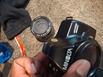 New and vintage Minolta 35mm film one shot maximum camera