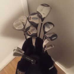 Golf Clubs With Bag And 2 covers