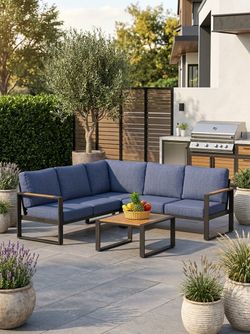Aluminum patio furniture aluminum outdoor furniture aluminum patio set brand new in the box