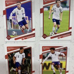 US Men’s Soccer 4 Card Lot 