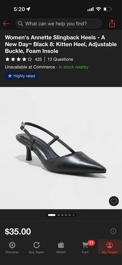 Kitten heel