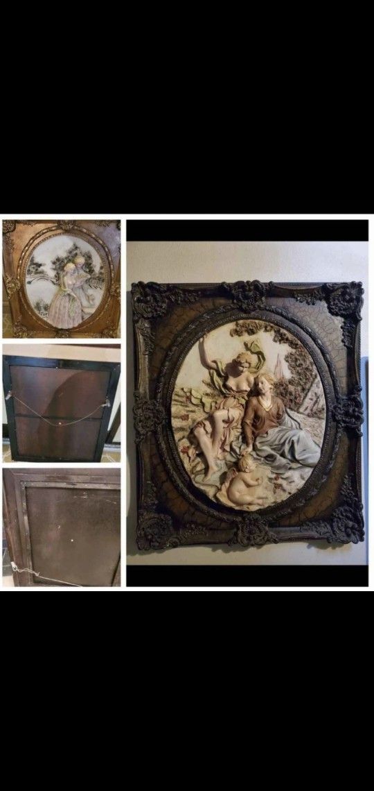 2 VINTAGE 3D PICTURES BEAUTIFUL $285 EACH 