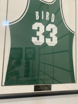 Framed Autographed Larry Bird