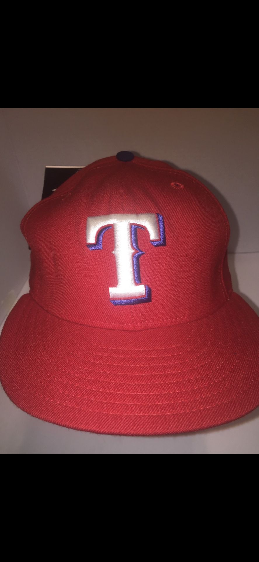 Vintage Texas Rangers New Era 5950 100% wool fitted hat size 7 1/4