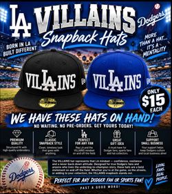 LA Villains Dodgers Snapback Hat