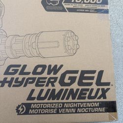 NEW Zuru X-Shot Hyper Gel Glow Motorized Gatling Blaster - In Box