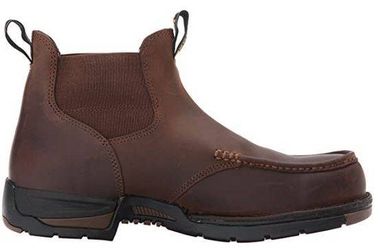 NEW Size 12 Wide - Georgia Waterproof Work Boot Slip-on Romeo Mid Calf