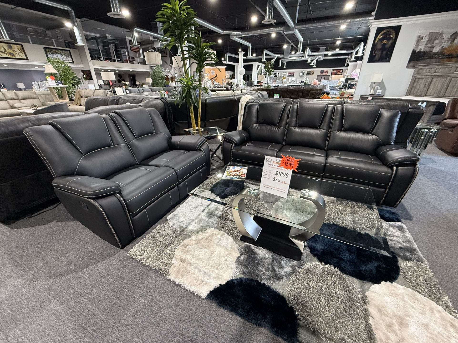 2 Pc Sofa And Loveseat Free Recliner