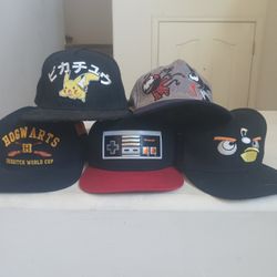 5 Hats.  All Cool Pop Culture