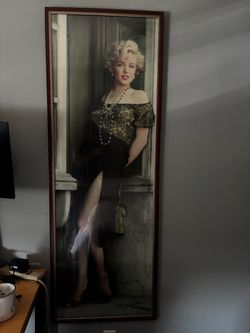 Marilyn Monroe framed picture