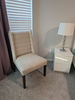 2 pieces- High-End Upholstered Accent Dining Chairs