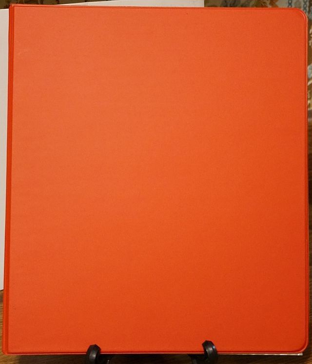 1/2 Inch 3 Ring Binder (RED)
