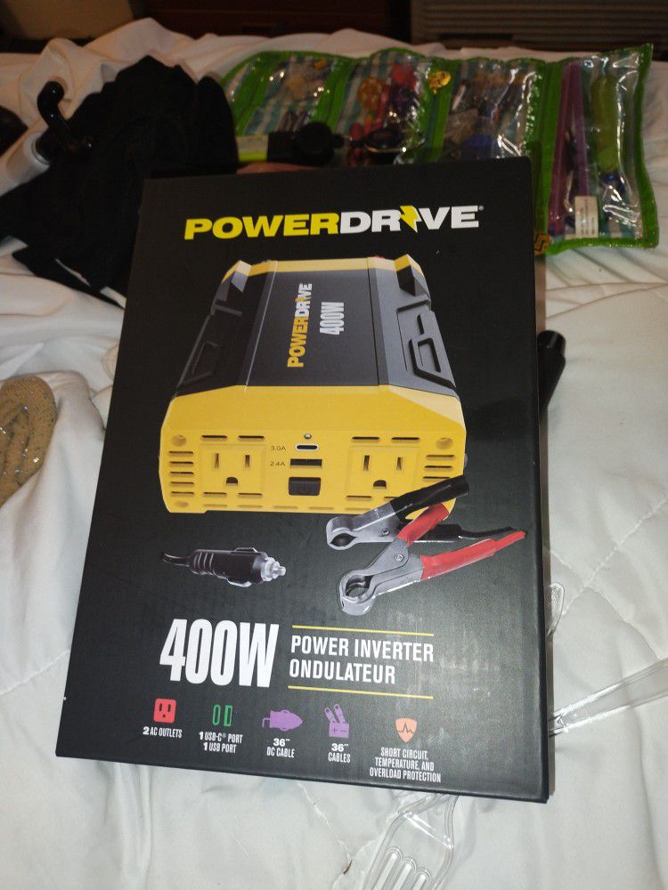 Power Drive 400 Watt Power Inverter Ondulateur