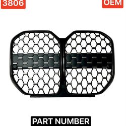 2021-2023 BMW M3/M4 OEM FRONT BUMPER GRILL( BLACK-GRAPHITE)
