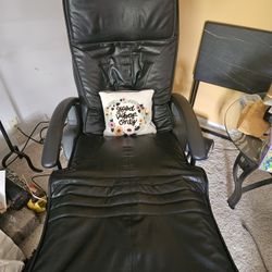 Black Leather Massage Chair