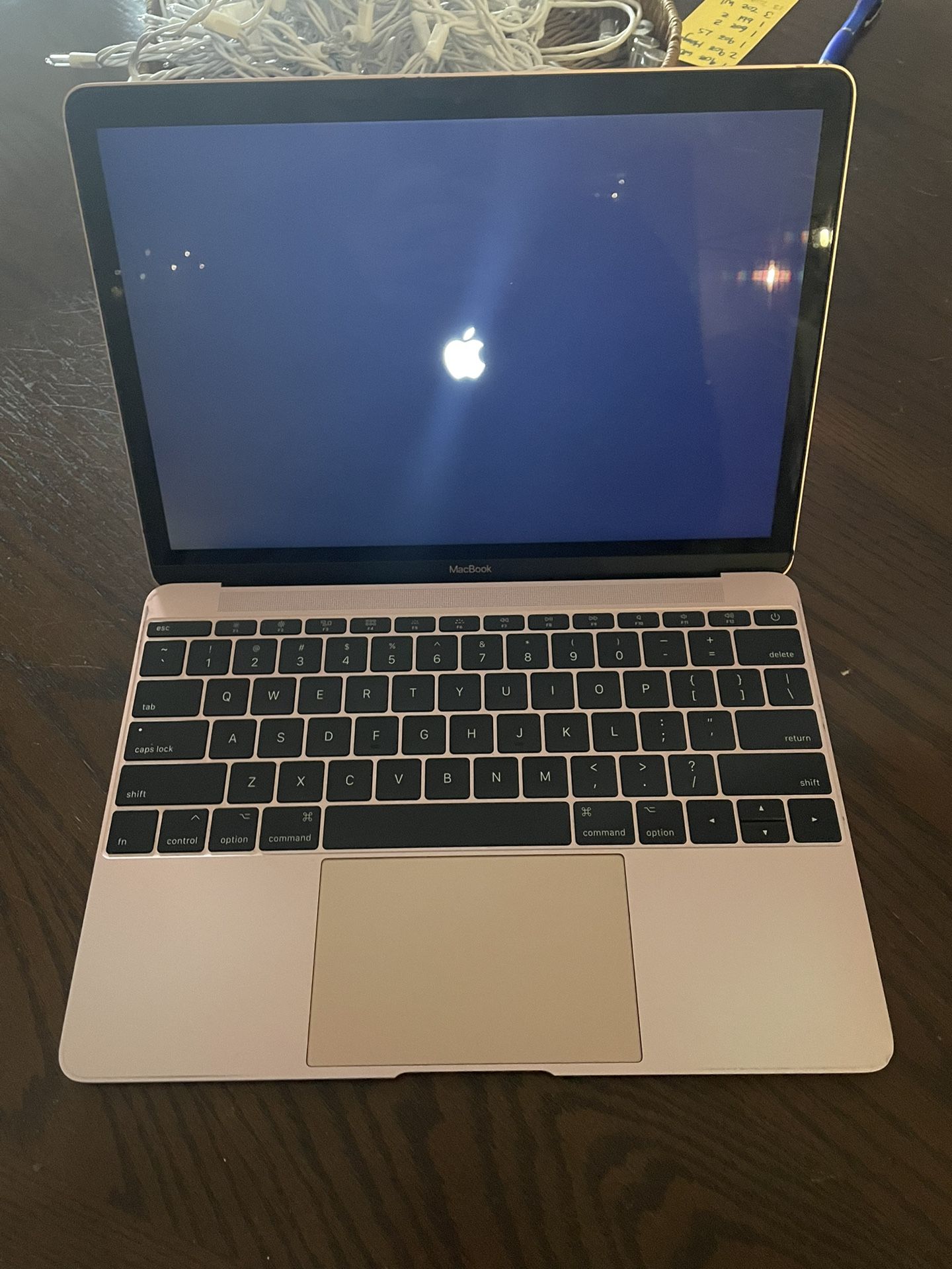 Pink Apple MacBook