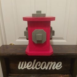 Handcrafted Fire Hydrant Treat Jar