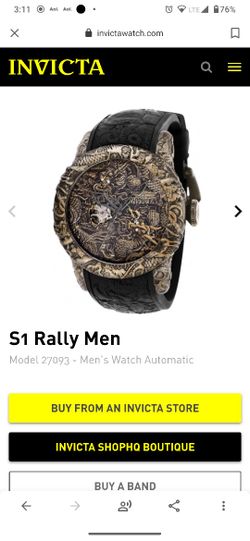 Invicta Empire Dragon Automatic Silicone Band