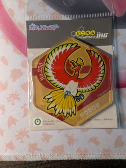 Pokemon Honey-Comb Acrylic Magnet Big Vol.4 Ho-Oh