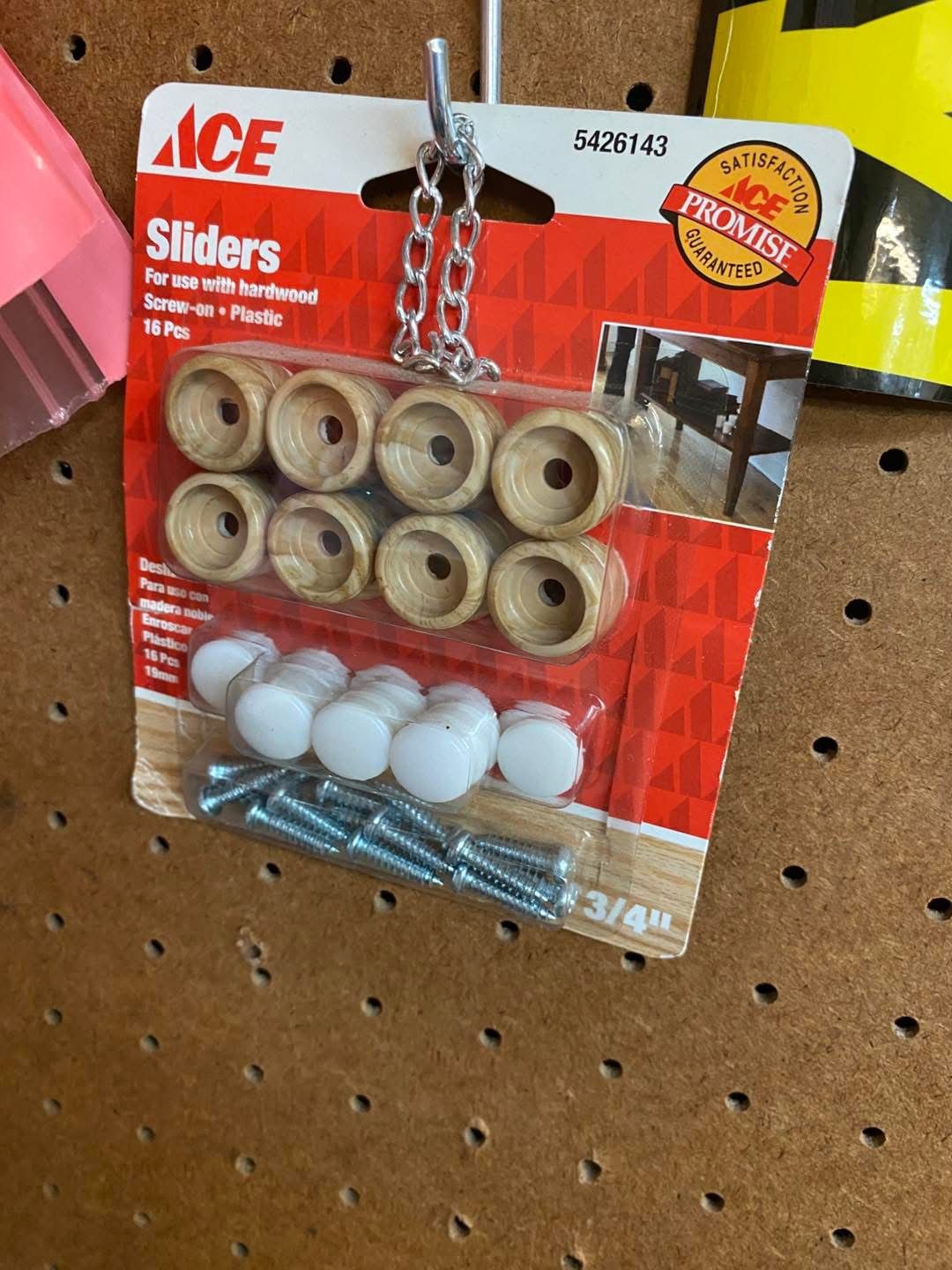 ACE Screw-On Sliders, new in the box